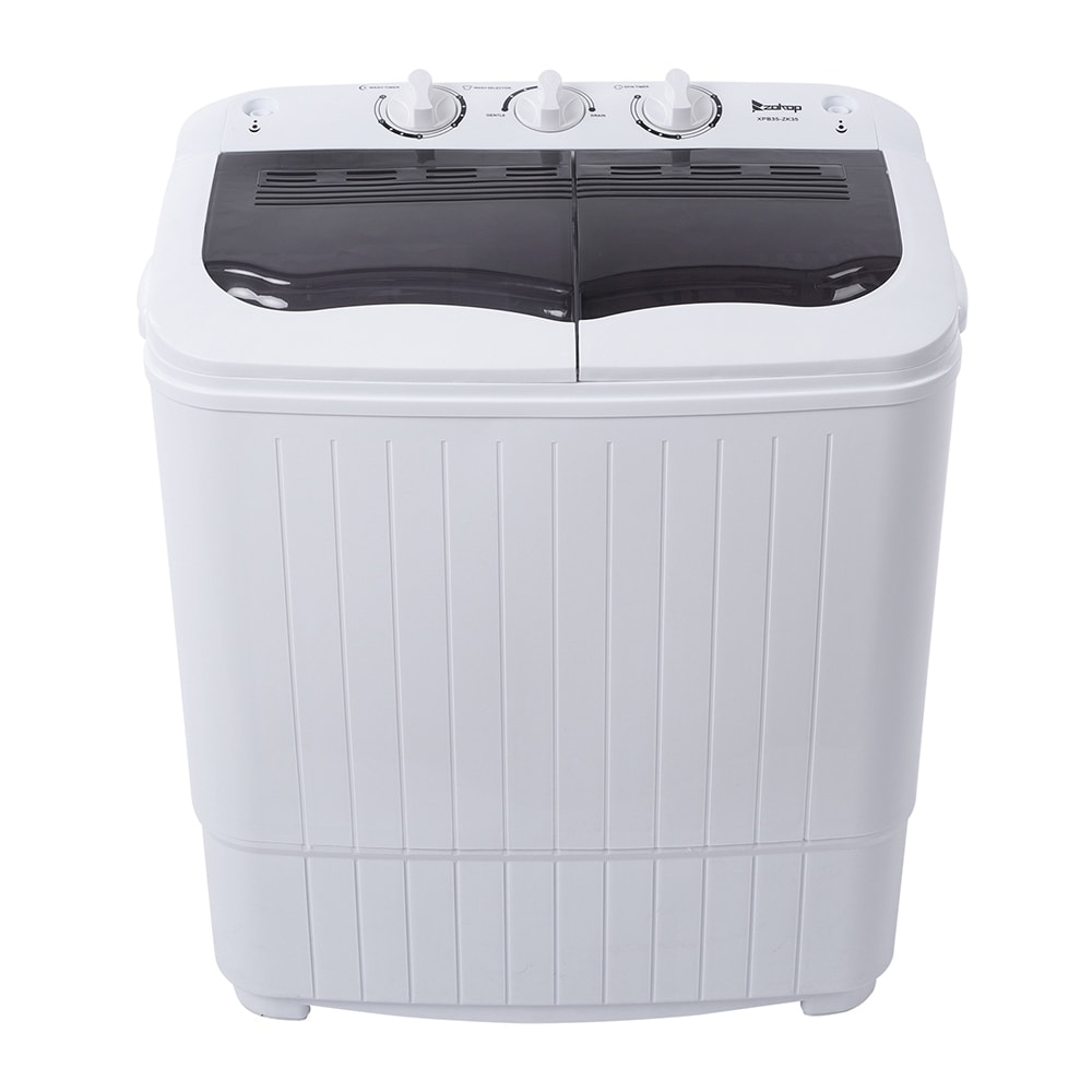Costway Portable Mini Compact Twin Tub 20lb Washing Machine Washer - On  Sale - Bed Bath & Beyond - 15633692
