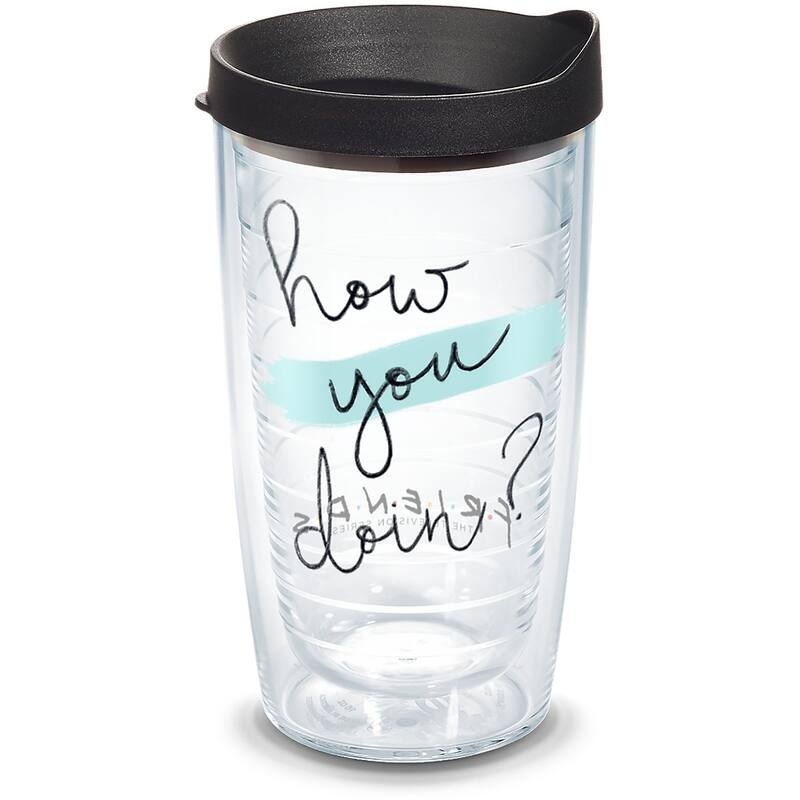 Tervis Friends - How You Doin' Made in USA Double Walled Insulated Travel Tumbler, Classic - 16oz