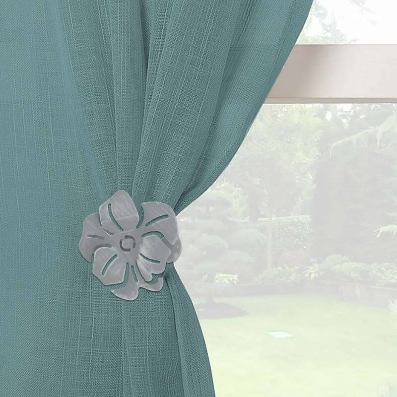 Evideco Metal Clip Big Size Poppy Set of 2 - 2.10"L x 2.8"W x 1.12"D
