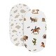 preview thumbnail 2 of 4, Sweet Jojo Designs Western Cowboy Boy 2 Pack Baby Bassinet Fitted Sheets - Cow Print & Wild West, Southern Charm, Country, Horse