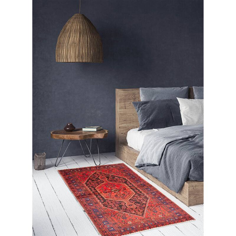 ECARPETGALLERY Hand-knotted Anadol Red Wool Rug - 4'6 x 7'4