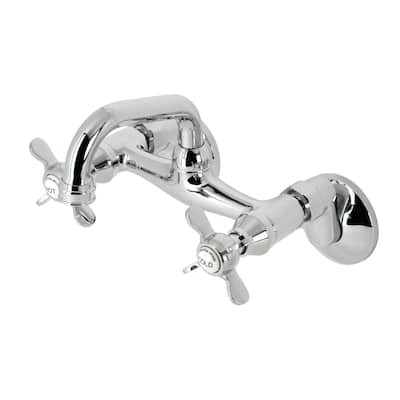 Kingston Two-Handle Wall Mount Bar Faucet