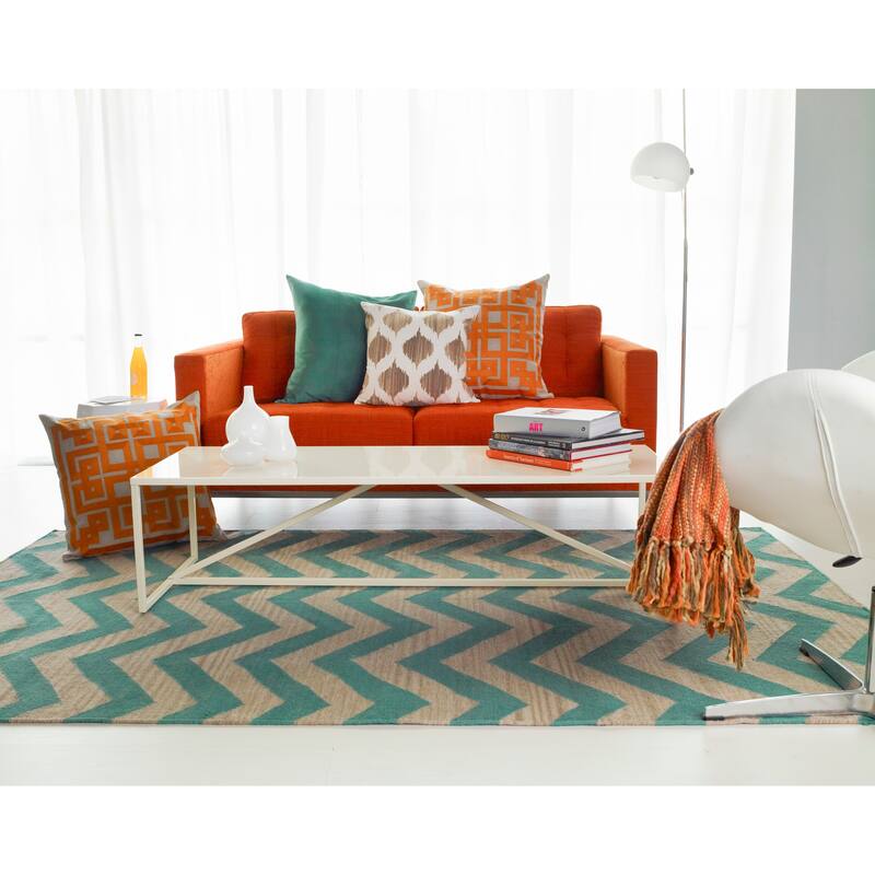 Mesquite Flatweave Chevron Area Rug