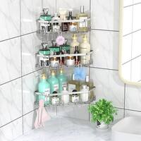 Mind Reader Bathroom Shower Caddy, Bathroom Storage Shelves for Shampoo, Bar  Soap, Body Wash, Silver - Bed Bath & Beyond - 22439280