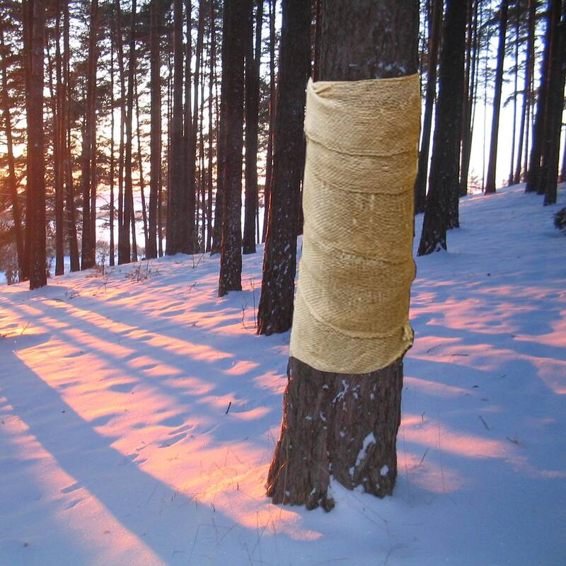 5.3 ft. x 30 ft. Heavy Duty 7.7 oz. Natural Burlap Fabric - Premium Weed Barrier for Raised Beds, Seed Cover & Tree Protection