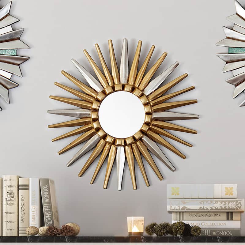 Novica Handmade Imperial Sunset Wood Wall Accent Mirror