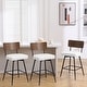 preview thumbnail 117 of 136, 26"/29" Faux Leather Swivel Counter/Bar Stools Set of 2/3