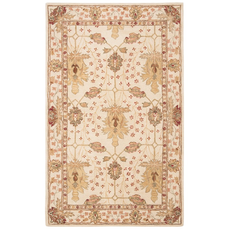 SAFAVIEH Handmade Anatolia Masami Traditional Oriental Hand-spun Wool Rug