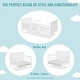 preview thumbnail 5 of 5, Dream On Me Hudson 3 in 1 Convertible Toddler Bed White