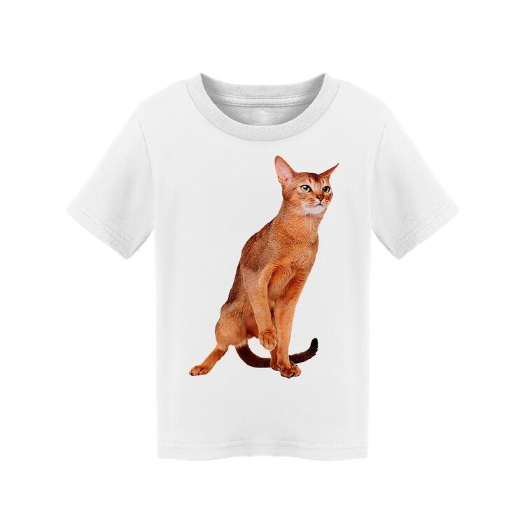 Shop Abyssinian Cat Walking Tee Toddler S Image By Shutterstock