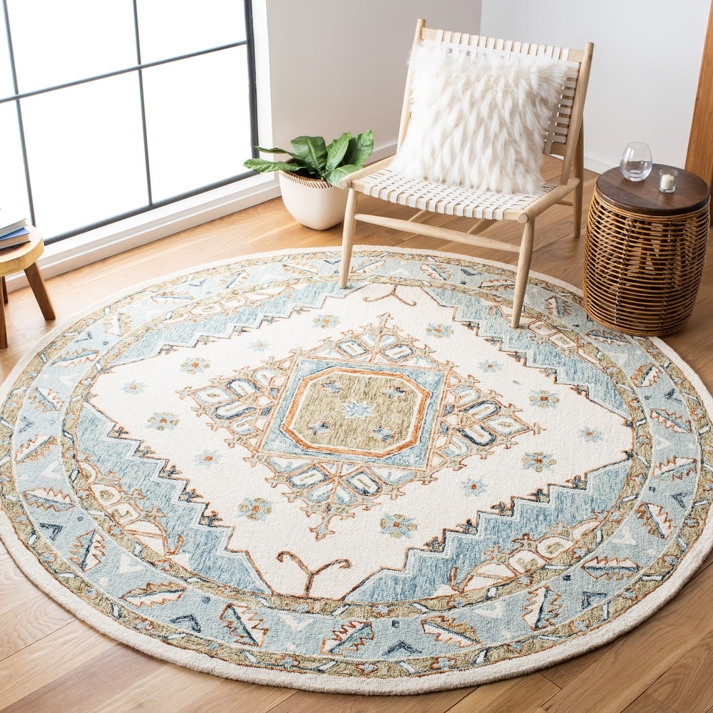 SAFAVIEH Handmade Capri Estebana Contemporary Wool Rug