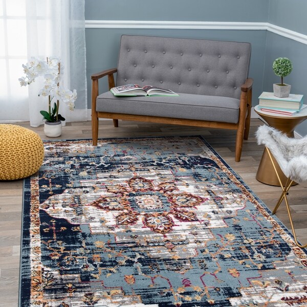 Shop Traditional Distressed Bohemian Area Rug On Sale Overstock 31456003 5 X 7