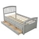preview thumbnail 27 of 70, Twin Size Platform Storage Bed Solid Wood Bed with 6 Drawers,Paint Surface,Environmentally Friendly Materials