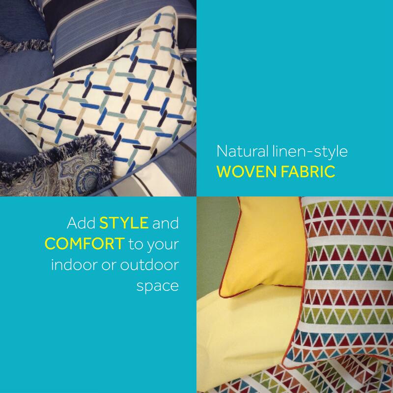 Outdoor/ Indoor 3-Piece Wicker Seat and Settee Cushion Set for Patio Furniture