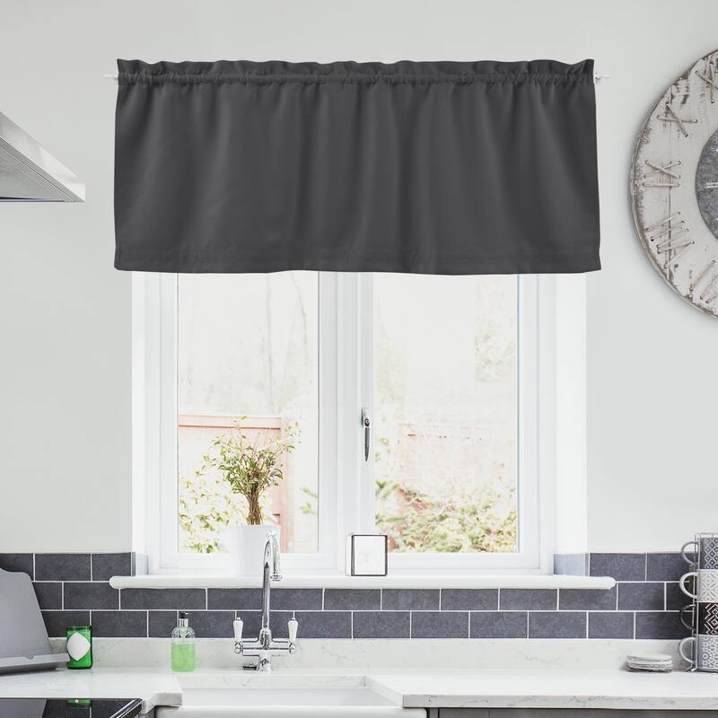 Deconovo French Door Curtain with Rod Pocket and Tieback 1 Panel