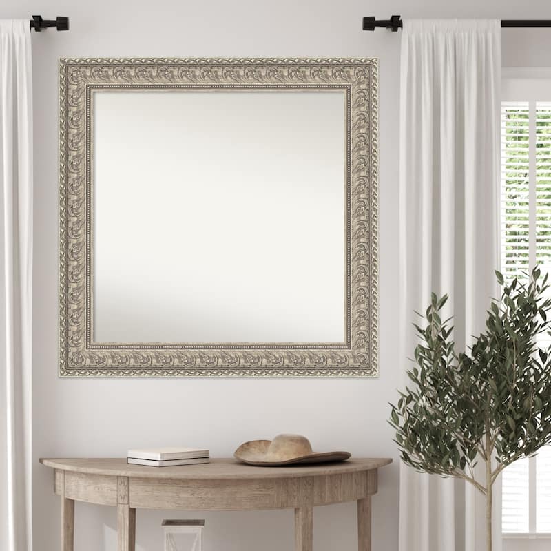 Sydney Silver Non-Beveled Framed Wall Mirror - Sydney Silver