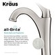 preview thumbnail 5 of 38, KRAUS Arlo Single Handle 1-Hole Vessel Bathroom Faucet w/ Pop Up Drain