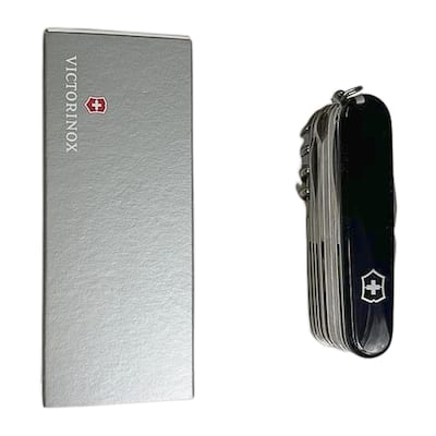Multifunctions Lightweight Swiss Champ Army Pocket Knife, Black