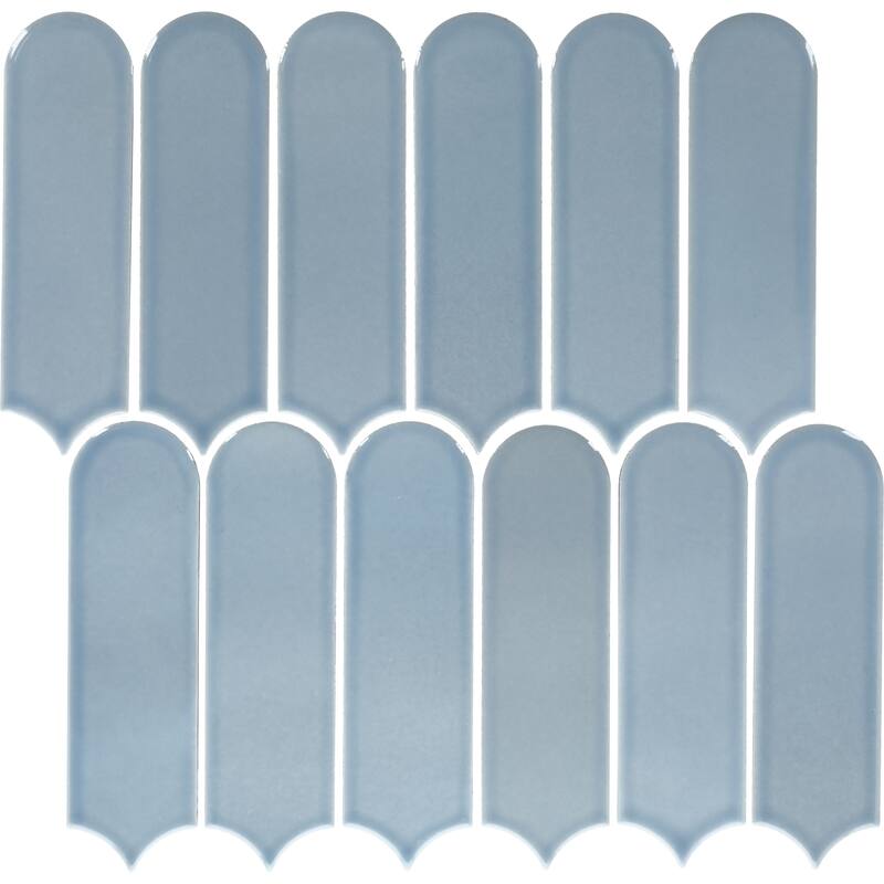 Daltile Artefino Vintage 2 x 6 Fish Scale Mosaic (10 PC Per SQFT) (10.00 SQFT Per Carton)