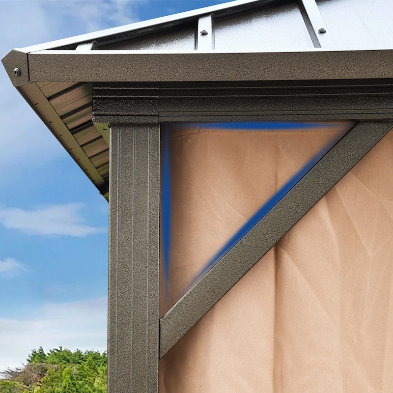 Outdoor Hardtop Canopy Gazebo