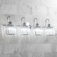 preview thumbnail 6 of 37, Chrome/ Black/ Gold Modern Over Mirror Crystal Bathroom Restroom Wall Lighting Fixtures Bath Lights Vanity Light