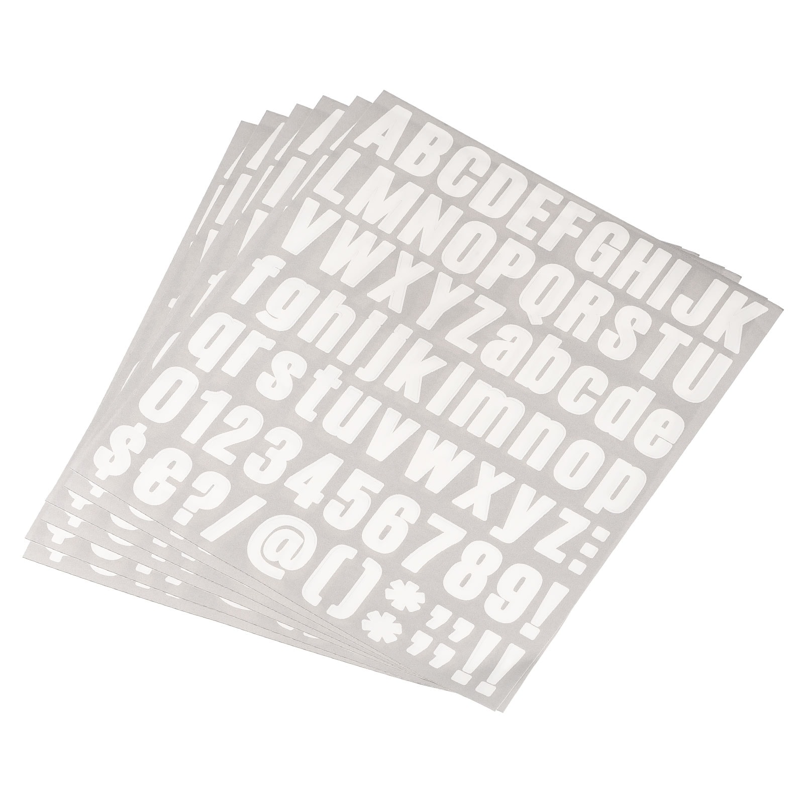 1 Inch Self Adhesive Waterproof Vinyl Letter Number Stickers 6