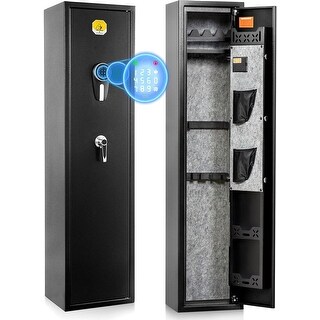 Blacksmith Keyboard Rifle Safe Long Gun Safe For 5 Rifles Quick Access ...