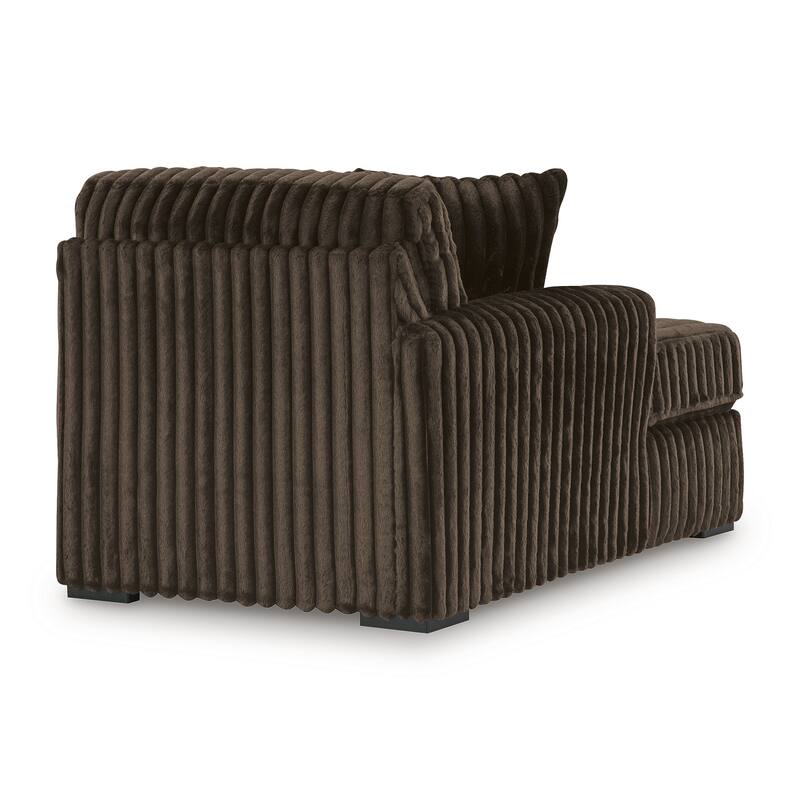 Signature Design by Ashley Midnight-madness 3-Piece Sectional with Chaise - 150" W x 65" D x 40" H