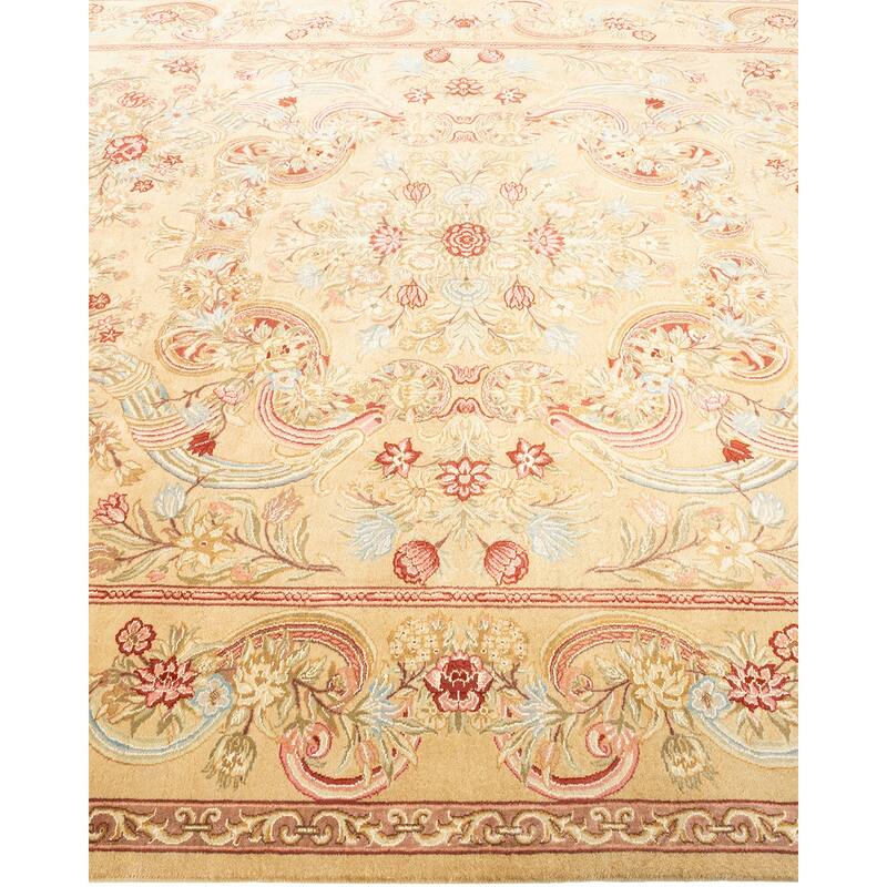 Overton Mogul One-of-a-Kind Hand-Knotted Area Rug - Yellow, 6' 8" x 9' 10" - 6' 8" x 9' 10"