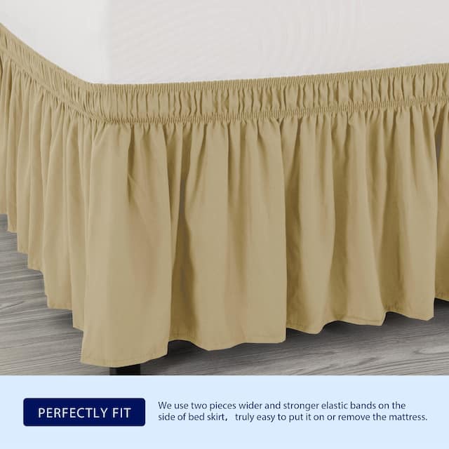 Subrtex Easy Fit 16-inch Drop Bed Skirts