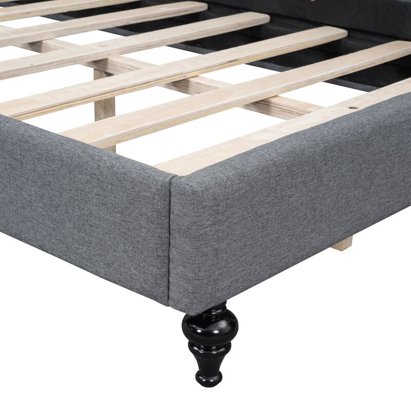 Twin Size L-Shaped Linen Daybed