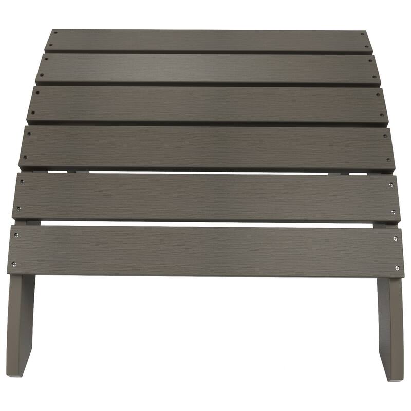 Vineyard HIPS Outdoor Eco-Friendly All Weather Adirondack Chair Ottoman