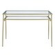 preview thumbnail 11 of 14, Walker Edison 48-inch Metal and Glass Two-Tier Desk