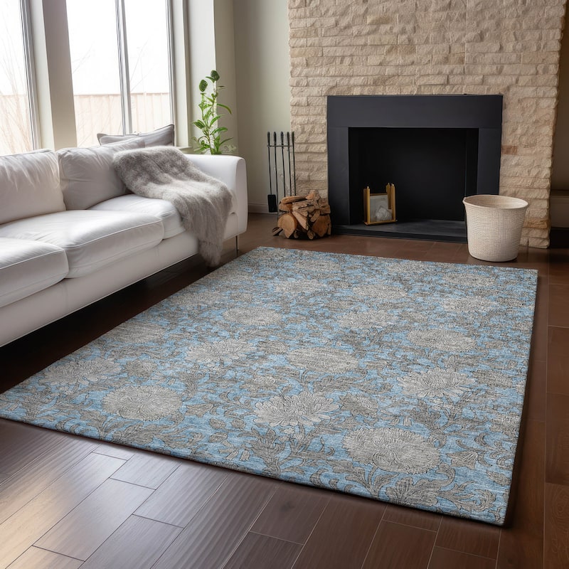 Premium Washable Super Soft Floral Mayfield Rug