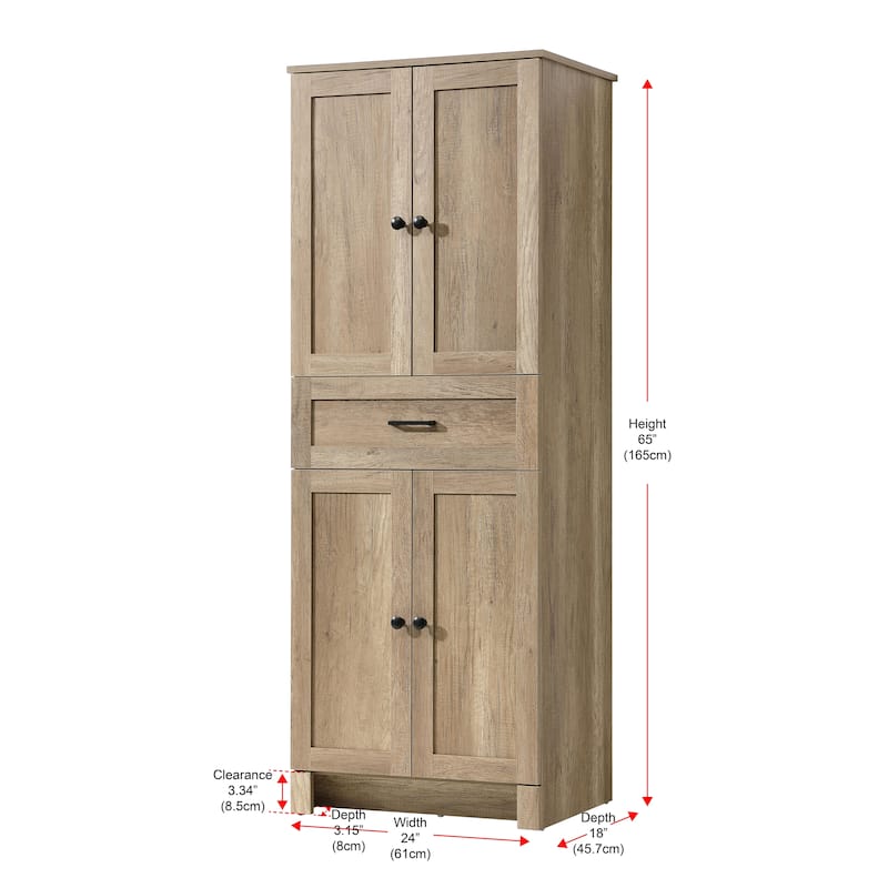 Fresco 24-28 Inch Bath Storage Cabinet