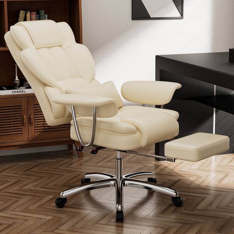 Comfortable Ergonomic Chair Executive Chair, Office Chair Task Chair Reclining Chair Leisure Chair with Footrest