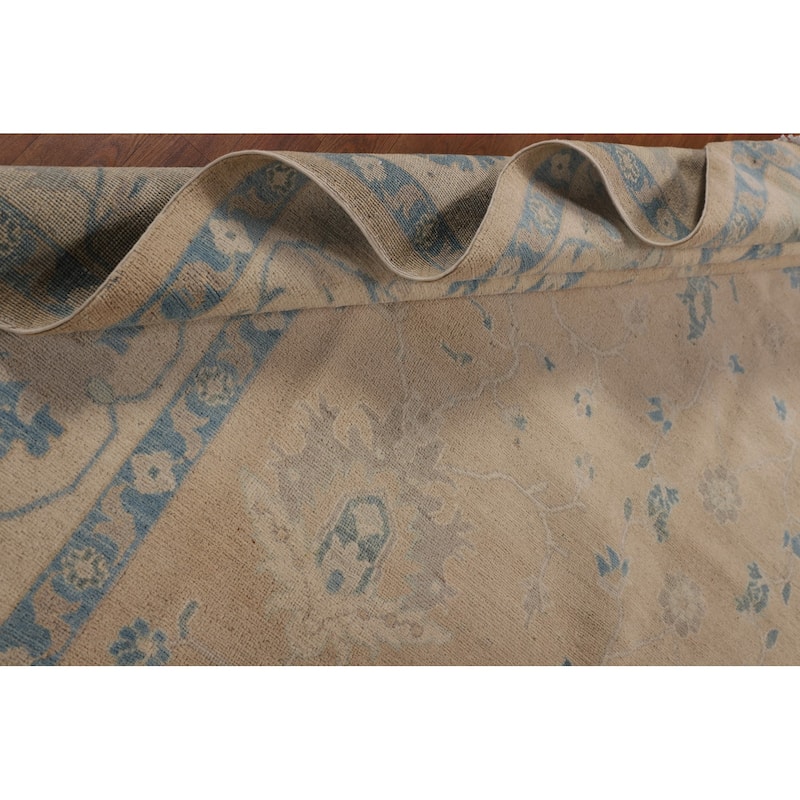 Mute Color Oushak Oriental Area Rug Handmade Wool Carpet - 8'3" x 10'0"
