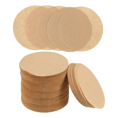 800 Count Disposable Paper Percolator Coffee Filters Wood Fiber - Brown - 2"