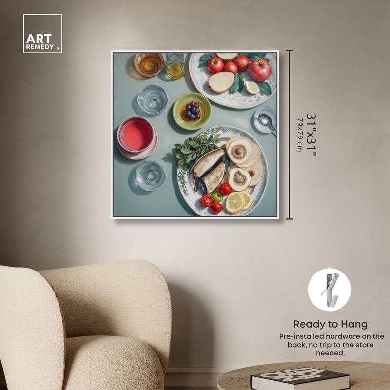 Sea Feast Canvas by Art Remedy