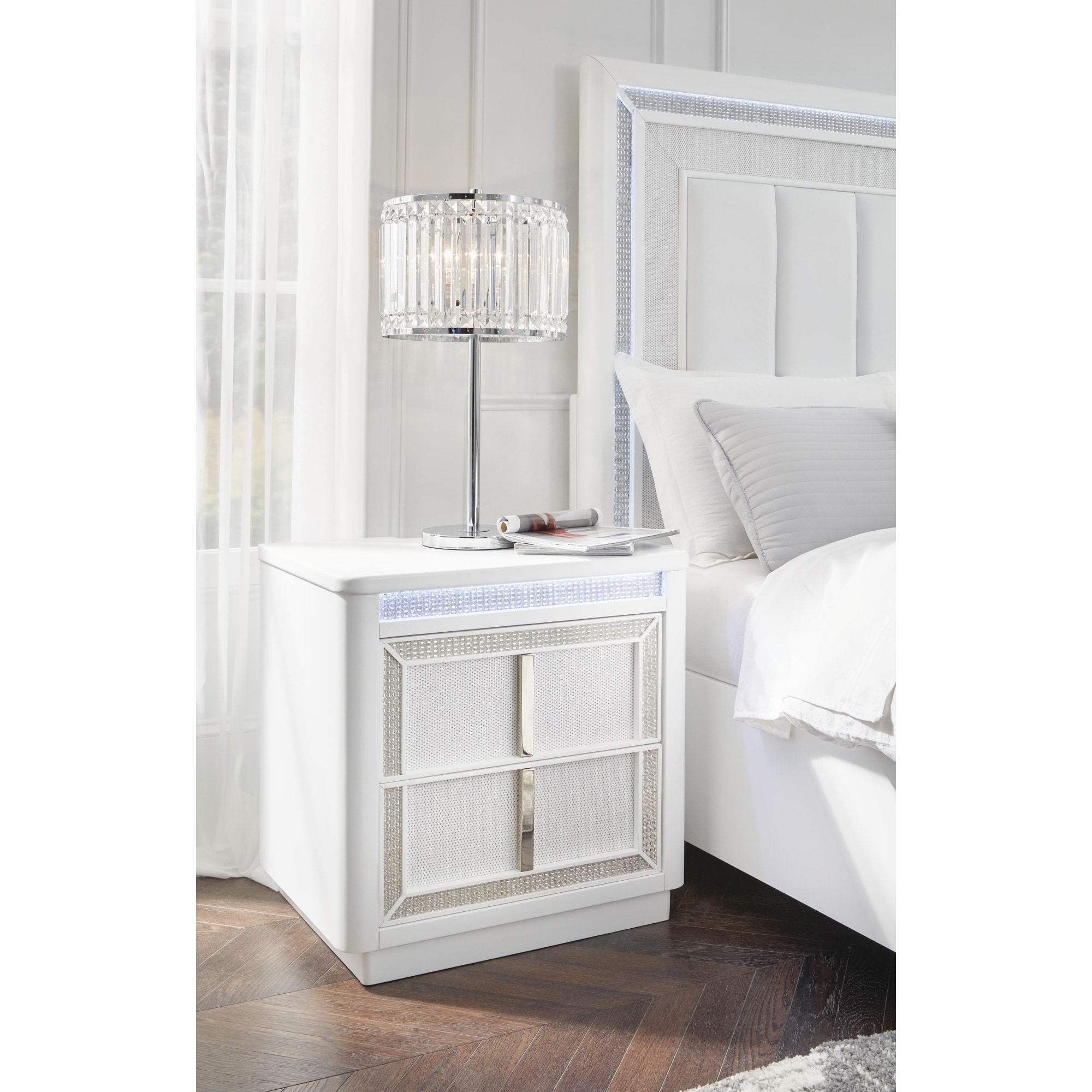 Signature Design by Ashley Chalanna White Nightstand