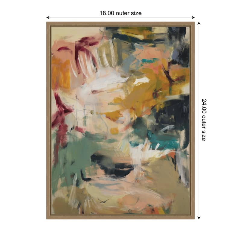 Kate and Laurel Painted Storm No. 2 by Amy Lighthall Framed Canvas Wall Art Print