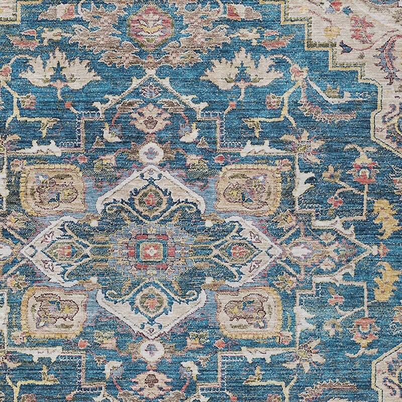 HomeRoots Oriental Traditional Rectangle Outdoor Rug