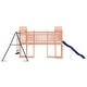 preview thumbnail 15 of 16, vidaXL Swing Set Outdoor Backyard Wooden Playground Equipment for Kids Age 3-8