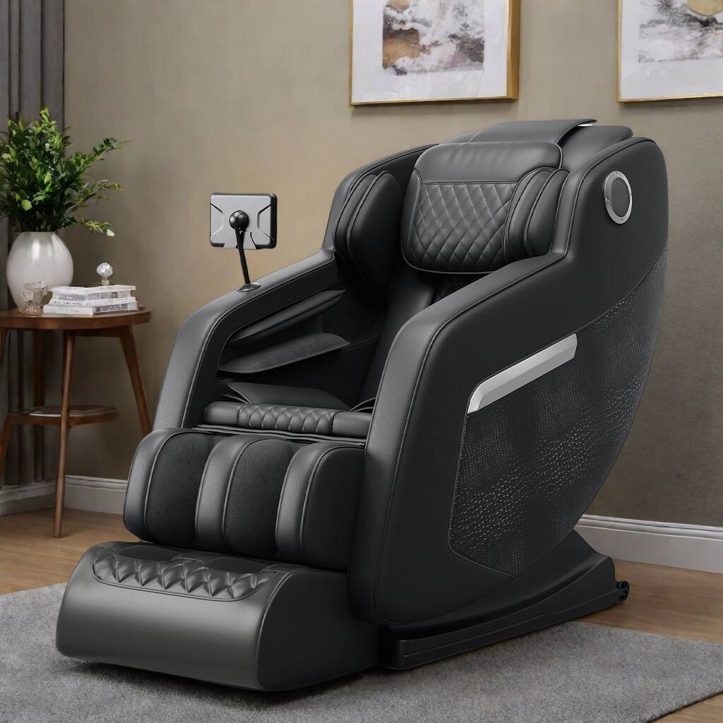 Body Massage Chair with Zero Gravity, 20 Airbags, Heat, LCD Remote, 8 Rollers, 5 Massage Modes and Techniques