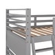 preview thumbnail 56 of 56, Modern Design Wood Bunk Bed with Ladder and Drawers, Solid Construction, Beautiful & Elegant