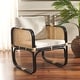 preview thumbnail 1 of 22, SAFAVIEH Alybeth Boho Coastal Solid Wood Accent Chair with Cushion - 26" W x 26" D x 26" H