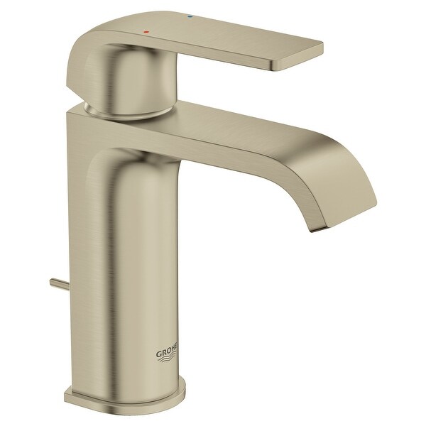 Grohe 23 868 Defined 1.2 GPM Single Hole Bathroom Faucet with Pop-Up Drain Assembly, SilkMove and EcoJoy Technologies