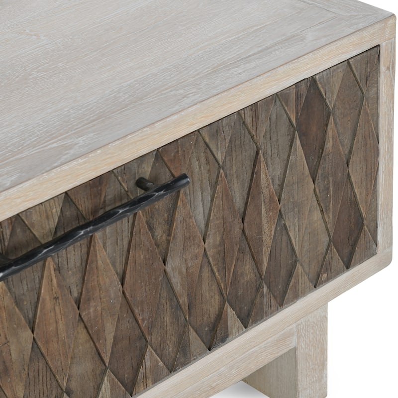 Classic Home Anton 4-Drawer Reclaimed Wood Coffee Table