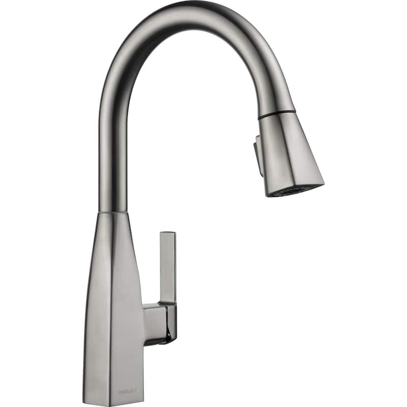 Peerless Xander 1.5 GPM Single Hole Pull Down Kitchen Faucet - - Stainless