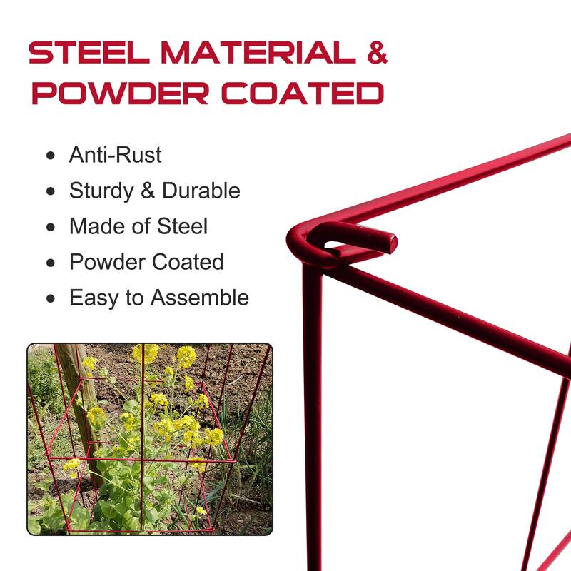 Foldable Cucumber Trellis, Outdoor Garden Trellis for Climbing Plants